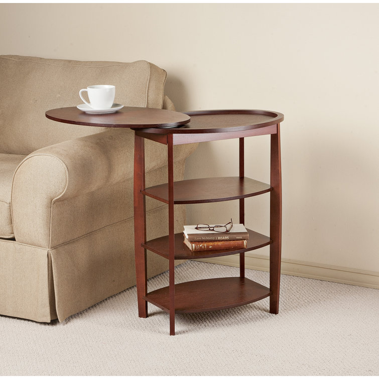 Miles Kimball Solid Wood Tray Top End Table Wayfair Canada